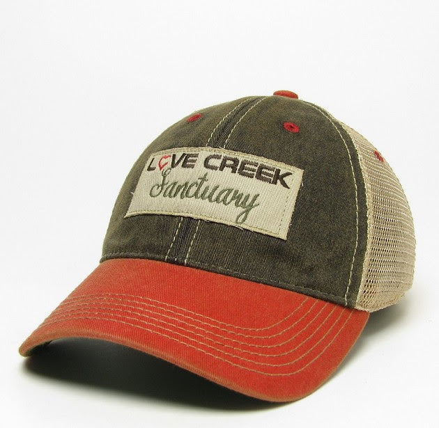 Love Creek Trucker Hat - Red - on back order