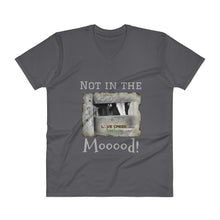 Load image into Gallery viewer, V-Neck T-Shirt - Not int he Moooood - Stu