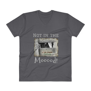 V-Neck T-Shirt - Not int he Moooood - Stu